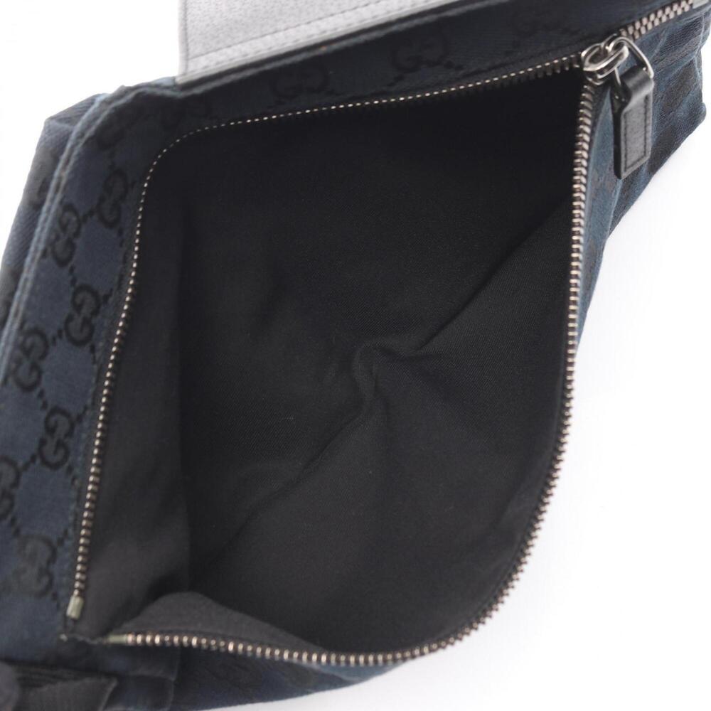 GUCCI Authentic Black Leather Fanny Pack - Picture 3 of 8